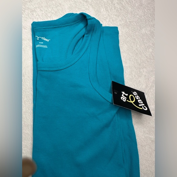 ART CLASS Tank Mini Dress Girls Sizes Turquoise Mood Mid Length - Picture 5 of 11